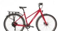 Comfort open-frame hybrid bike “Tour du Lac” for rent