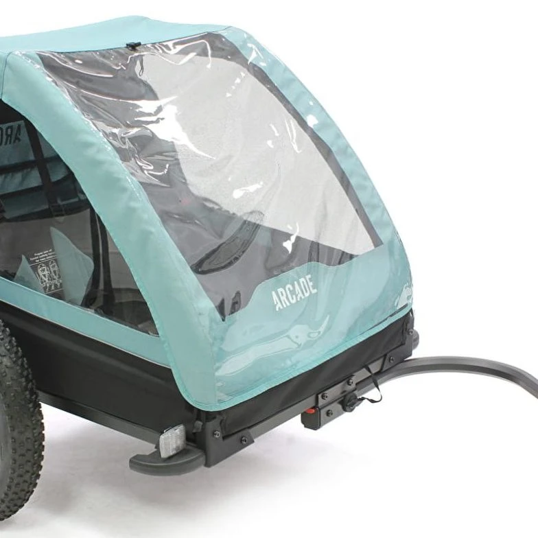 Remarque à vélo pour transport d'enfant à la location à Annecy