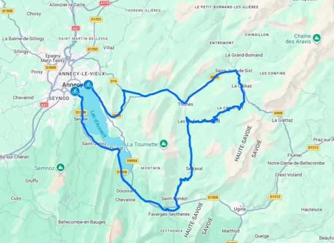 Fry Cross Loop – Cycling Route