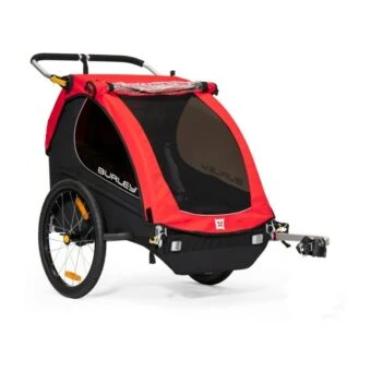 Remorque à vélo de transport pour enfants en location à Annecy