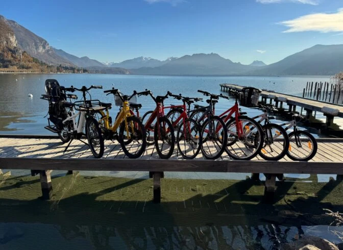 Parc de vélos Roul'ma poule en location à Annecy