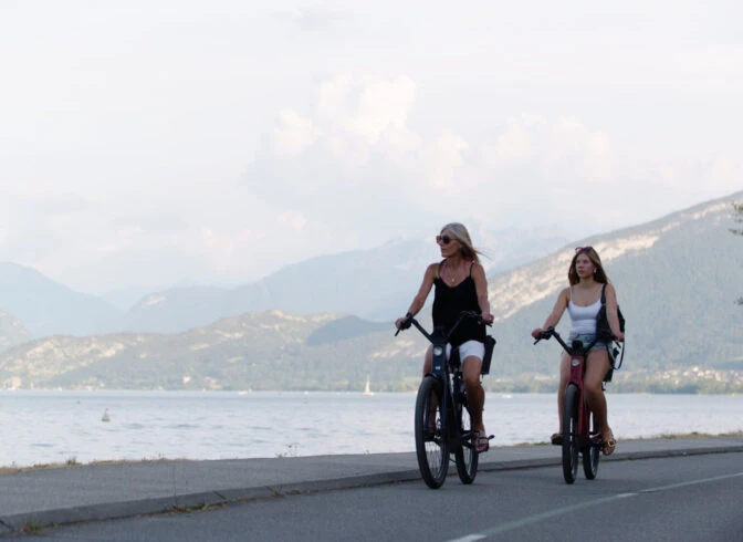 Voie verte du Lac d&rsquo;Annecy (facile plat 1 à 3 heures) – Itinéraire à vélo