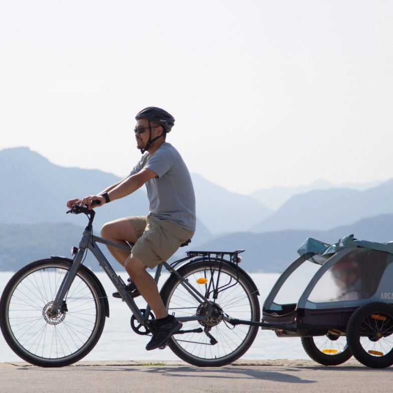 Vélo VTC Confort Mixte « Tour du Lac » Cadre fermé à la location